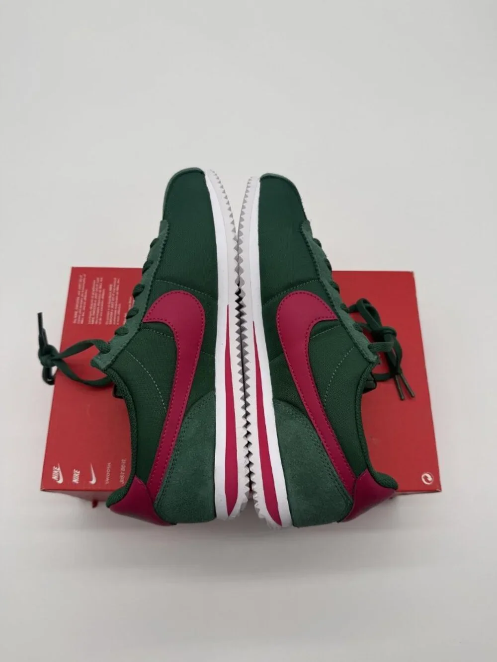 New Nike Cortez TXT GS Shoes Youth 5Y Green Pink IH7654 300 Running Sneakers